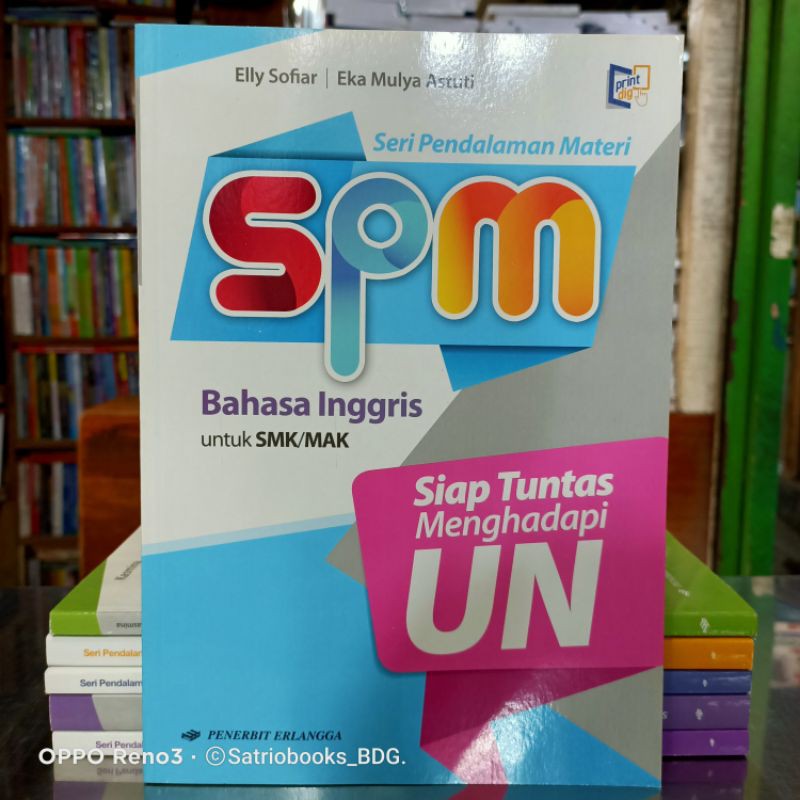 Buku Spm Bahasa Inggris Smk Plus Kunci Jawaban Penerbit Erlangga Original Shopee Indonesia