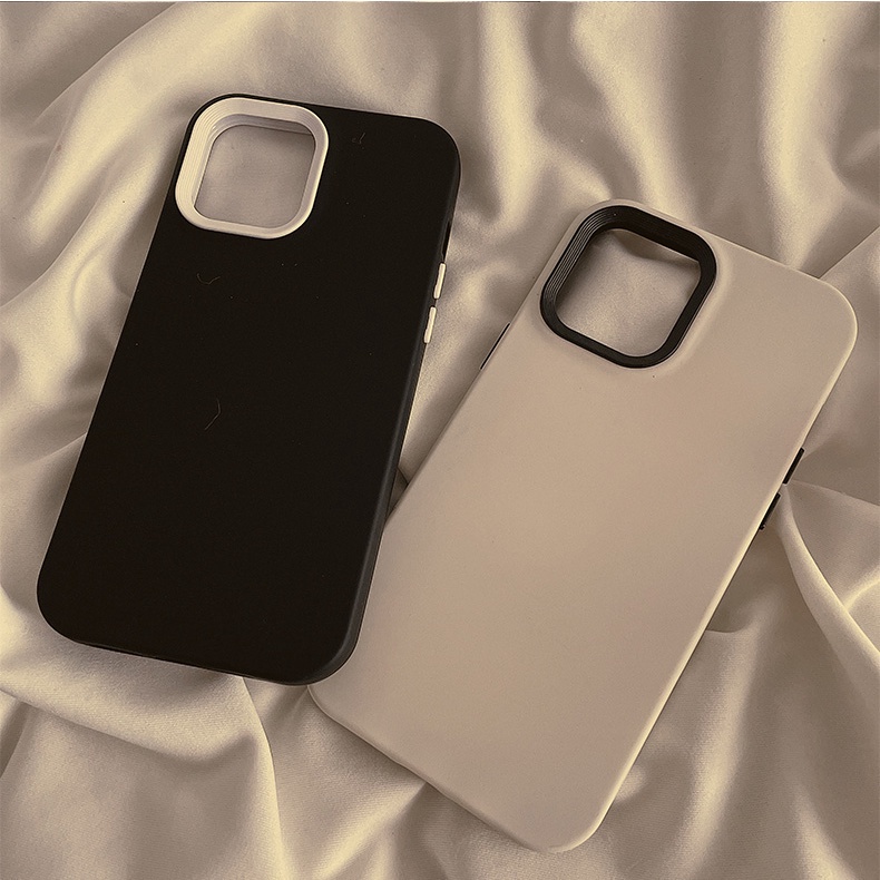 Case Silikon 3 in 1 Anti Jatuh Untuk iPhone 13 12 11 14 Pro max X / XS XR XSMAX 8 7 6 6s PLUS SE20