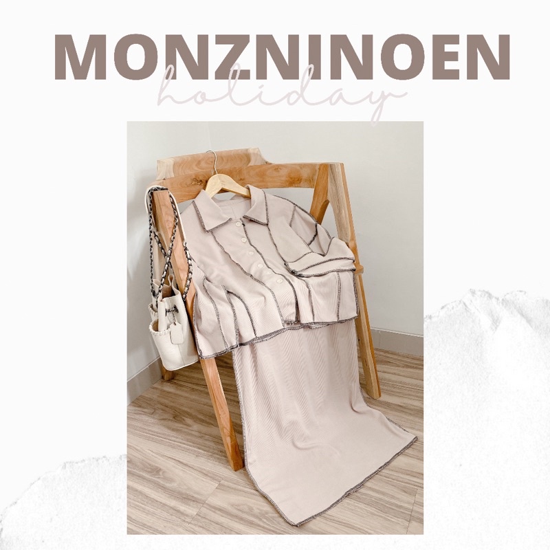 ZOEY ONE SET PREMIUM ( 6 warna ) by monzninoenshop