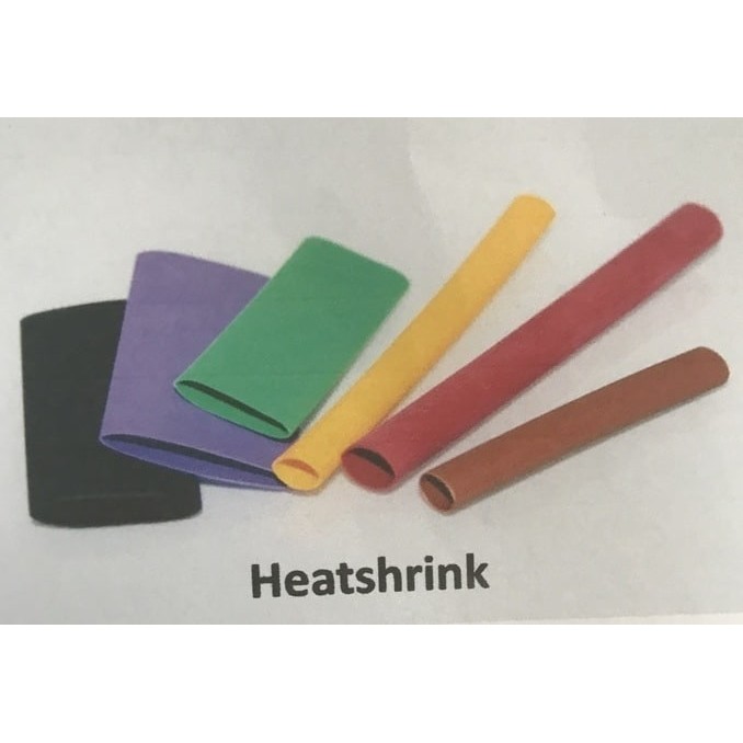 Heatshrink 10mm Hitam Per Roll / Selongsong Bakar / Heat Shrink Tube