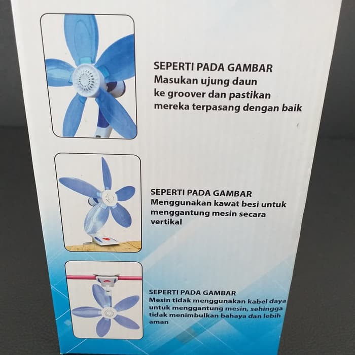 Kipas Angin Jepit Multi 3 IN 1 CHAKASU/5 Blade 35 watt Aman Bagi Anak