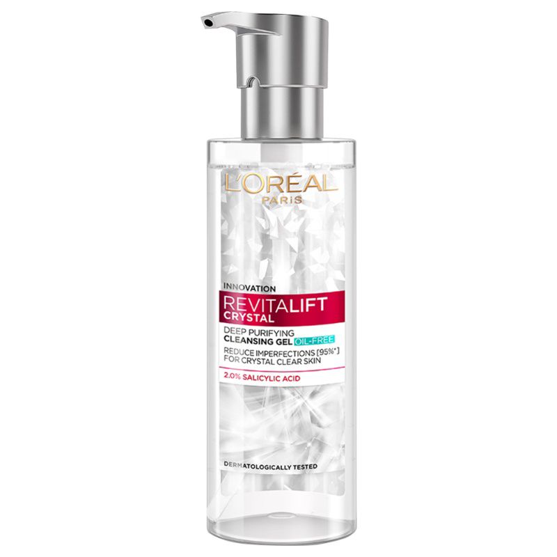 LOREAL Innovation Revitalift Crystal Deep Purifying Cleansing Gel Oil-Free 120ml