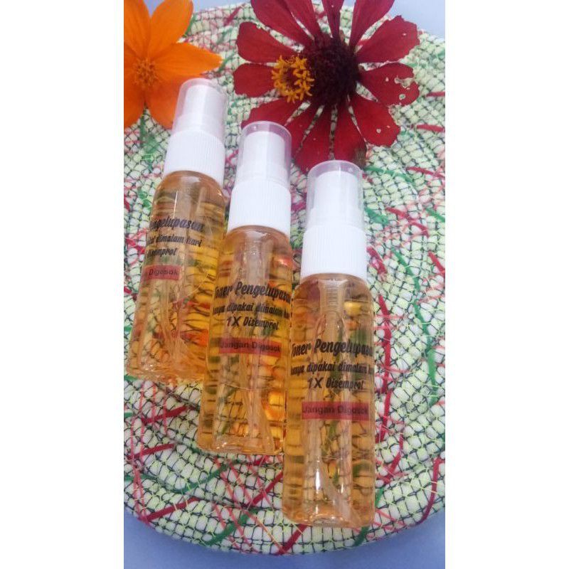 toner pengelupasan kemasan ratu glow skincare