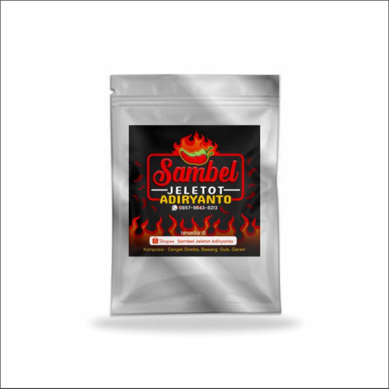 

Sambel Jeletot Adiryanto bikin ngiler,isi 2 shaset