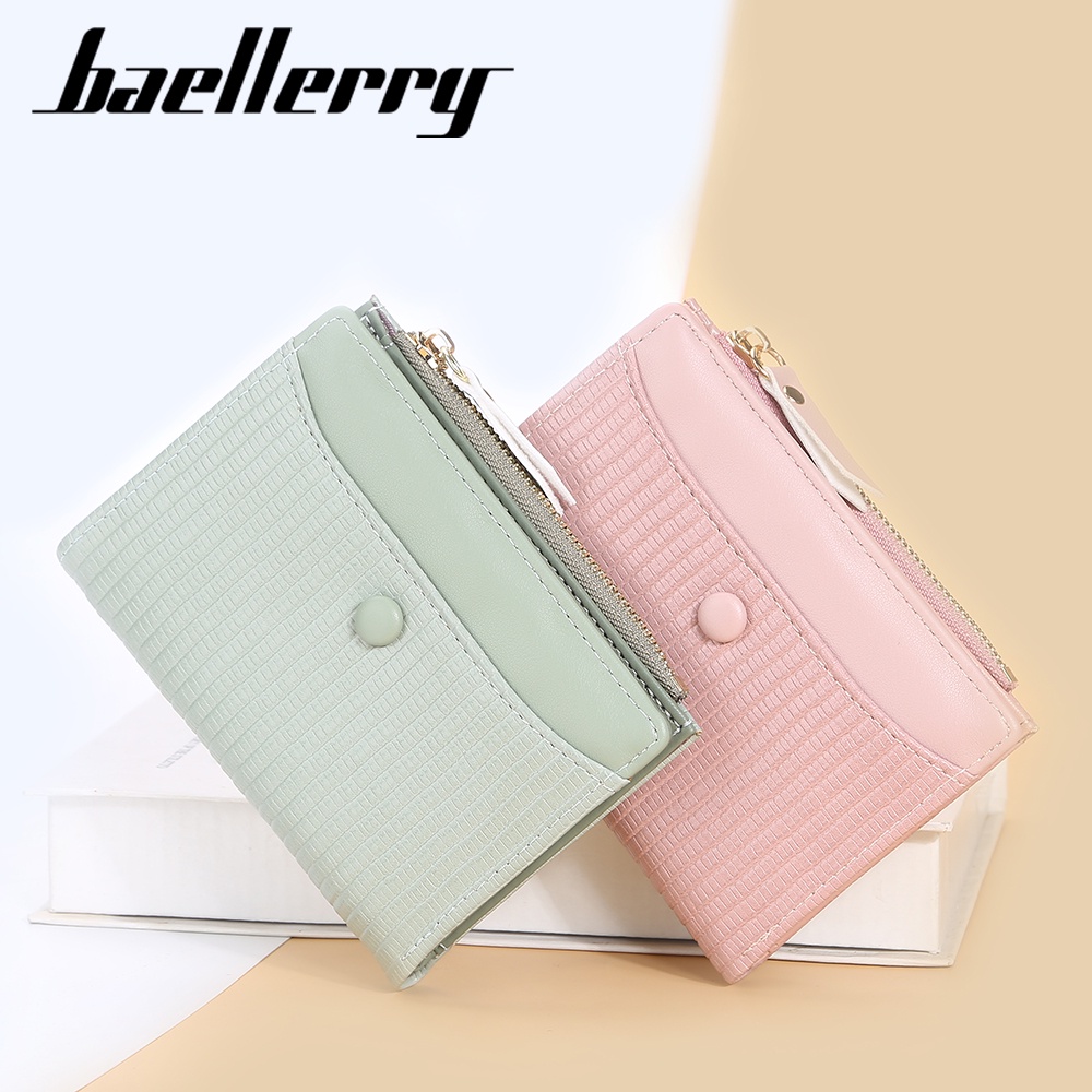 BAELLERRY N2370 Dompet Wanita Kecil Bahan Kulit PU Leather Premium WATCHKITE WKOS