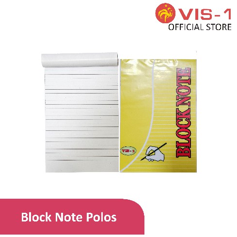 

Block Note Polos VIS-1 / Buku Catatan Bergaris / Buku Catatan / Block Note Kuning VIS-1