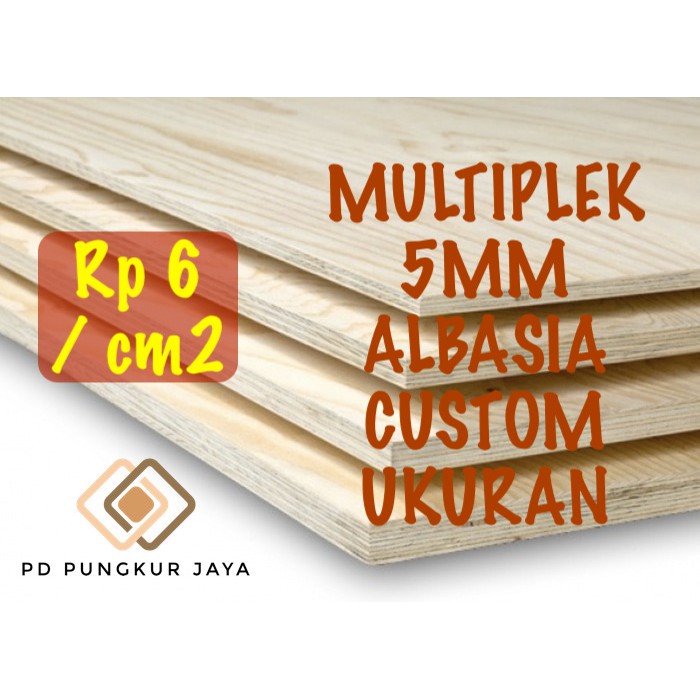 TRIPLEK / MULTIPLEK 5MM ALBASIA UKURAN CUSTOM