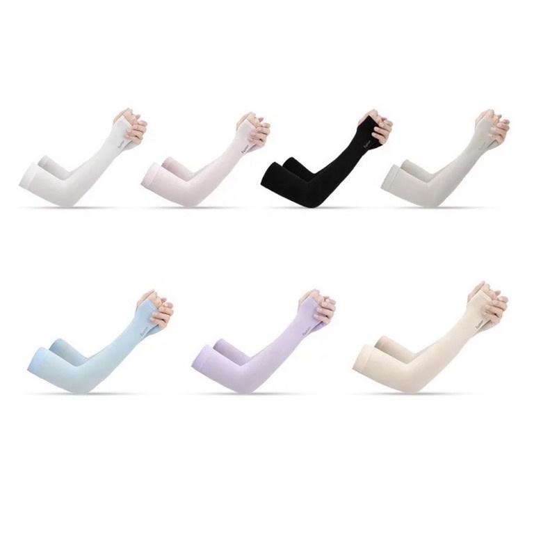 Manset Sarung Lengan Muslim Panjang Polos Handsock Arm sleeve Spandek Cewek Cowok Olahraga - BUM