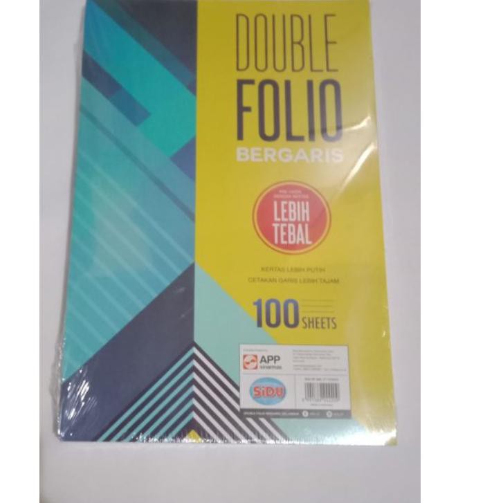 

DISKON^ DOUBLE POLIO BERGARIS 100SHEETS 8V9