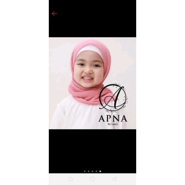 Pashmina Plisket Anak/kerudung Anak/hijab anak/kerudung bayi