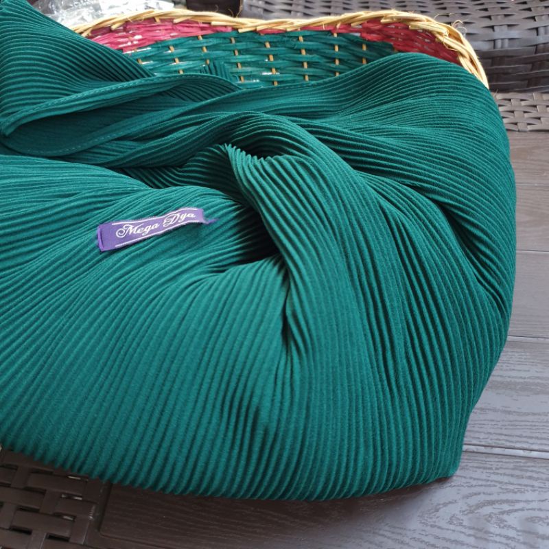 jilbab hijab pashmina plisket diamond crepe/georgette FULL plisket
