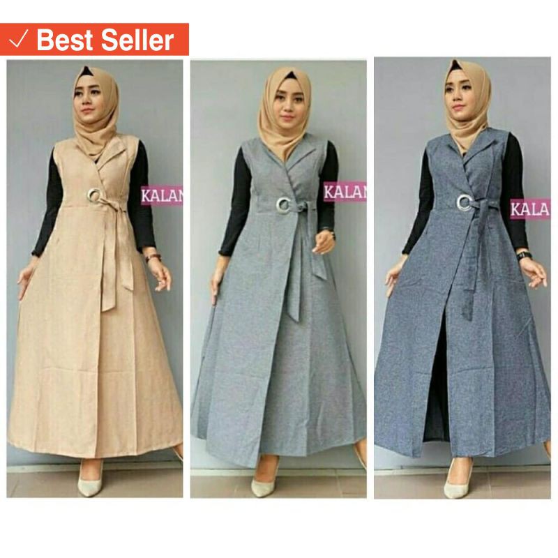 Kerudung Murah Wanita Busana Muslim Terbaik / Kalani outer - Grosir baju murah l Supplier baju