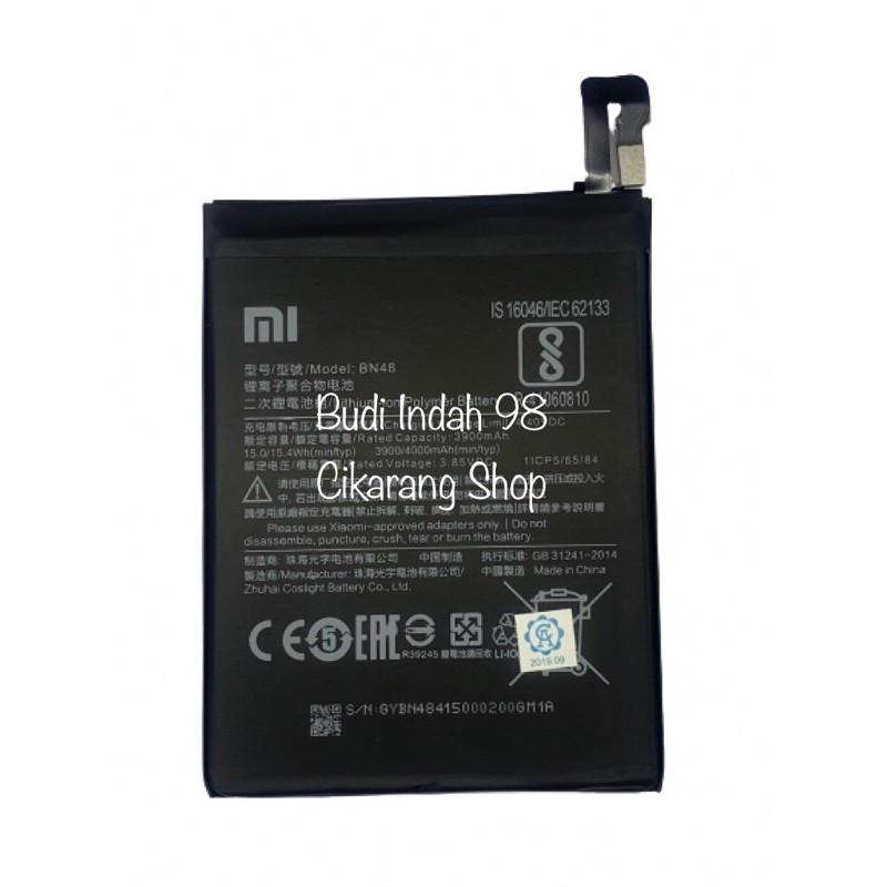 BATERAI XIAOMI REDMI NOTE 6 PRO / BN48 BATERE BN48 ORIGINAL