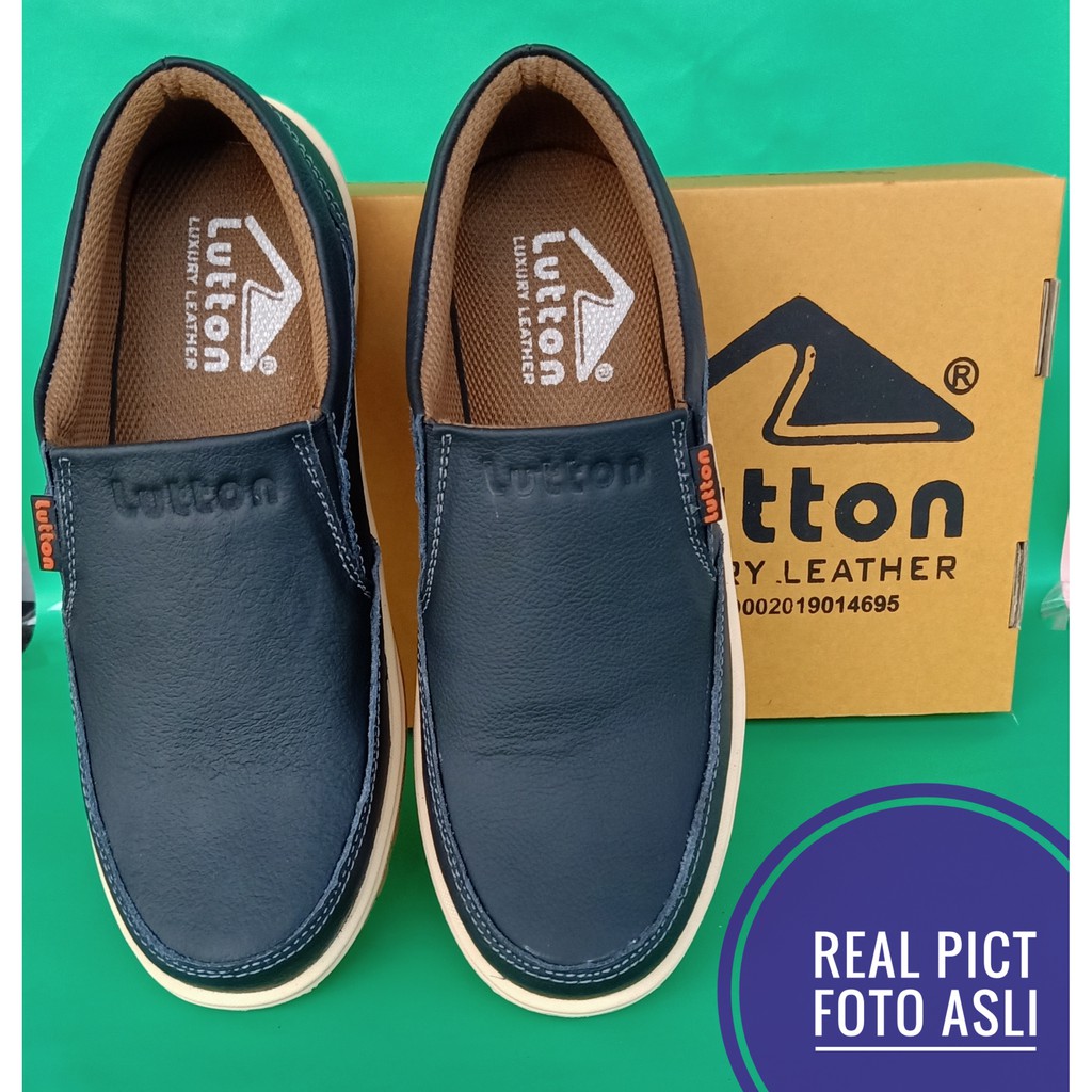 LUTTON - Sepatu pria kulit sapi asli - SEPATU WARRIOR