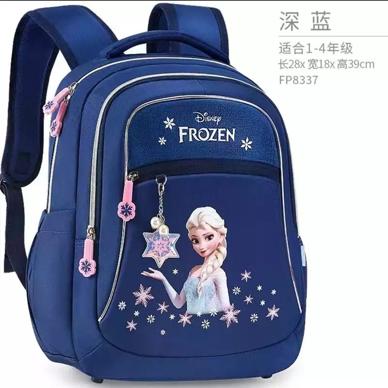 NIQABIS Tas Ransel Anak Perempuan Karakter FROZEN Tas Sekolah Anak PG Paud TK SD Tas Ngaji Anak Cewek Tas Punggung Anak Backpack Anak Motif Kartun Murah