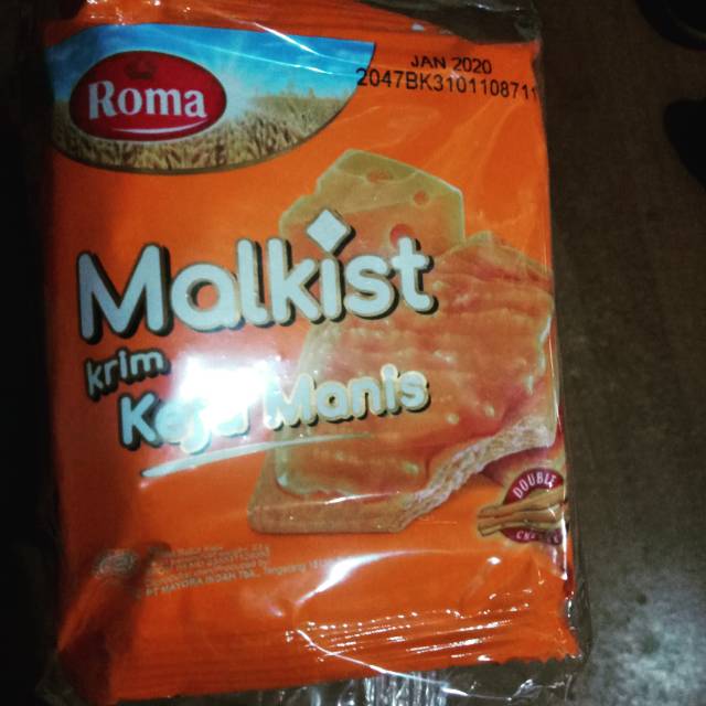 

Malkist Keju Manis (Perpak isi 10 Bungkus)