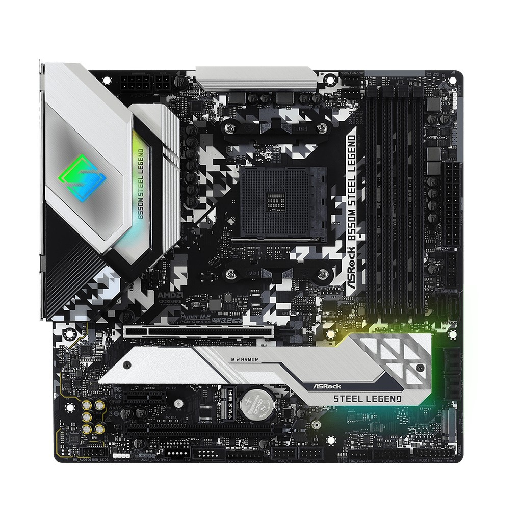 MOTHERBOARD ASROCK CHIPSET AMD B550M STEEL LEGEND SOCKET AM4