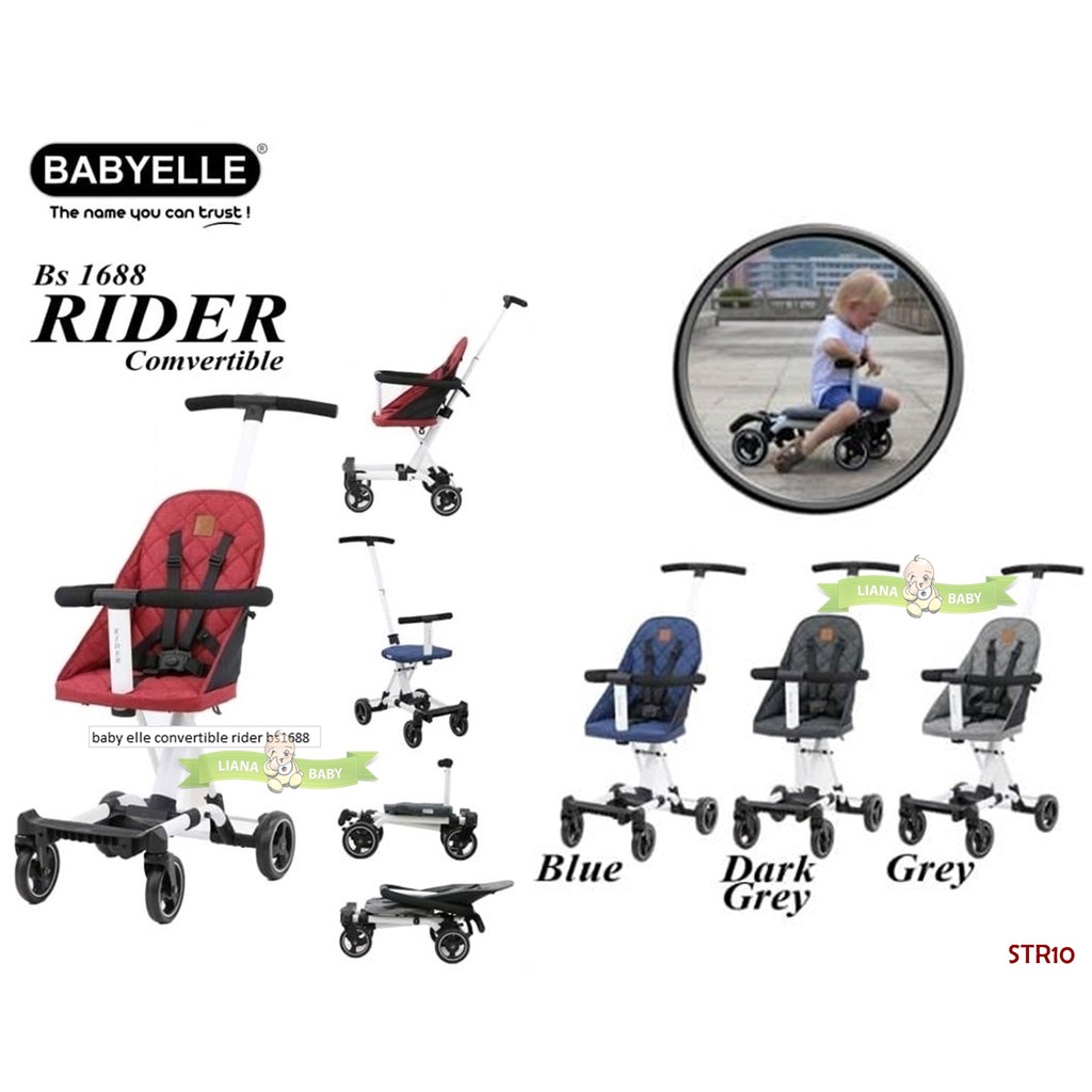 STR10 STROLLER BABYELLE RIDER CONVERTIBLE BS 1688 KERETA ANAK