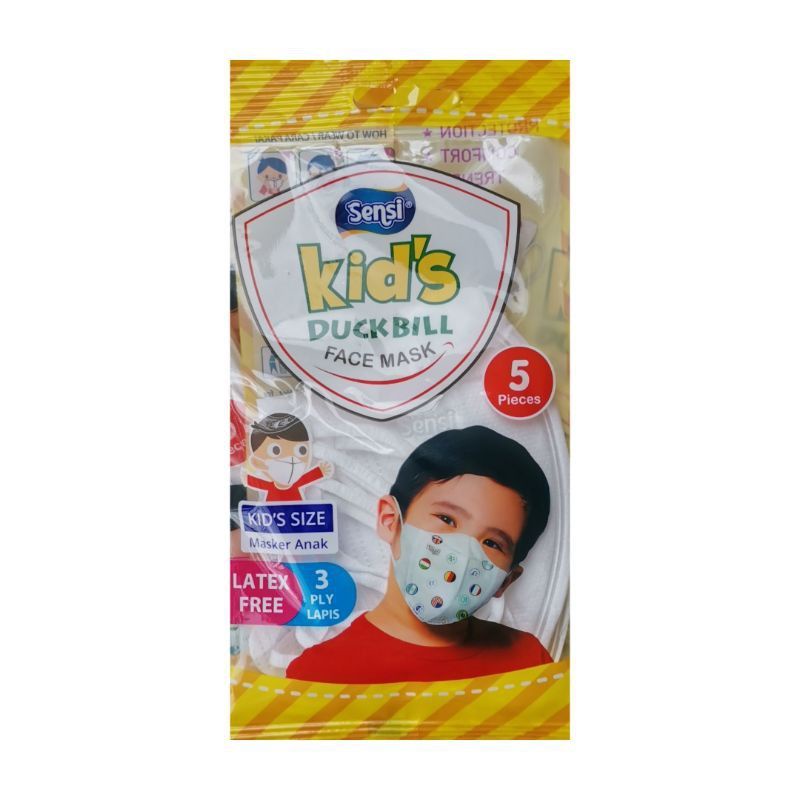 masker sensi duckbill anak