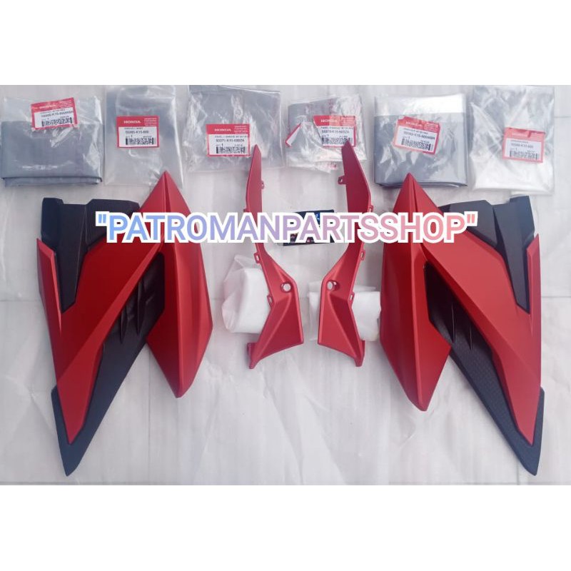 SET SHROUD INNER SHROUD PANEL SHROUD CB150R V3 MERAH DOFF
