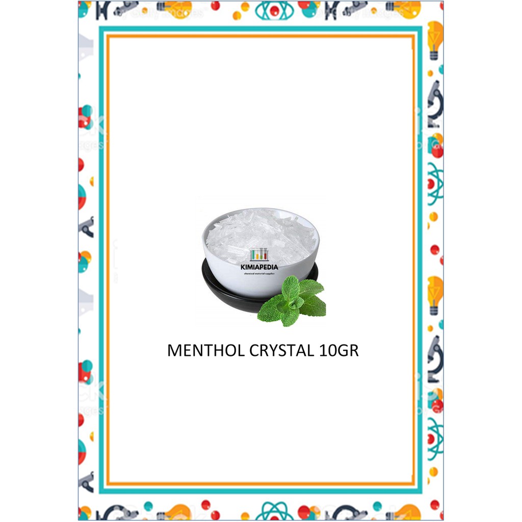 

Menthol Crystal 10gr / Mentol Peppermint Mint Kristal Food Cosmetic Grade Import