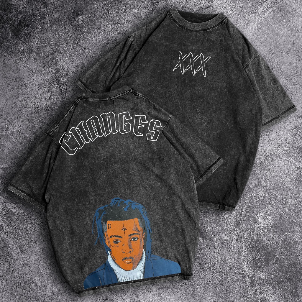 [OVERSIZE/UNISEX] BAJU KAOS OVERSIZE WASH / OVERSIZE T-SHIRT WASH "changes"