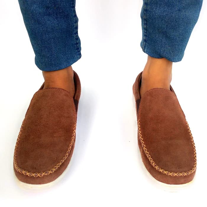Sepatu Slip On Kasual Pria Kulit Asli Rasheda 016  SP