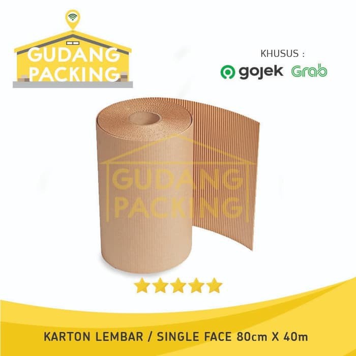 

Promo Karton Lembar / Single Face 80cm x 40Meter - Rol - 80 cm Keren