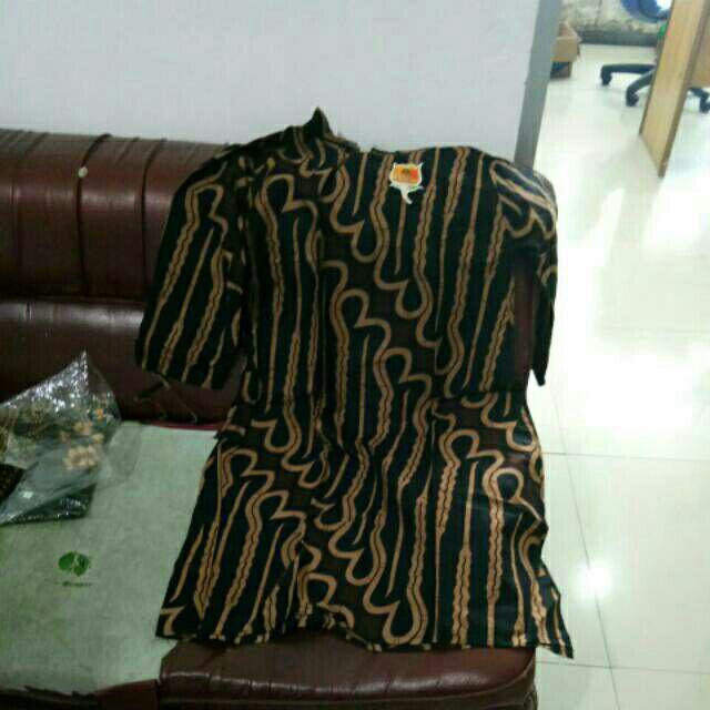 Batik Gamis Zara Genes #2 Sogan Kekinian Modern Murah Gamis Batik Syarii Seragaman Kondangan Kerja