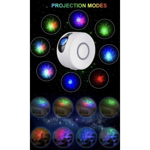 Aurora Starry Sky Projector / lampu kamar tidur relaxation Karaoke Bar Lampu LED Warna-warni proyektot ORIGINAL