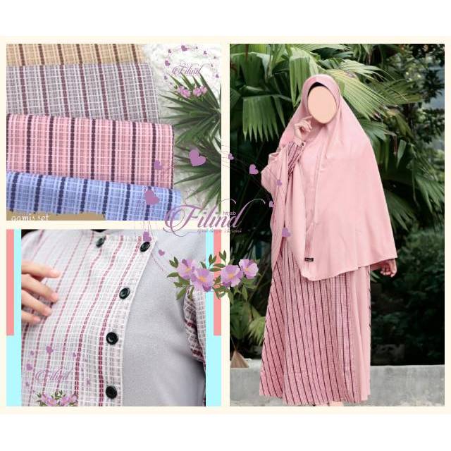RAIHANA GAMIS SET SYAR'I DIAMOND SKIN