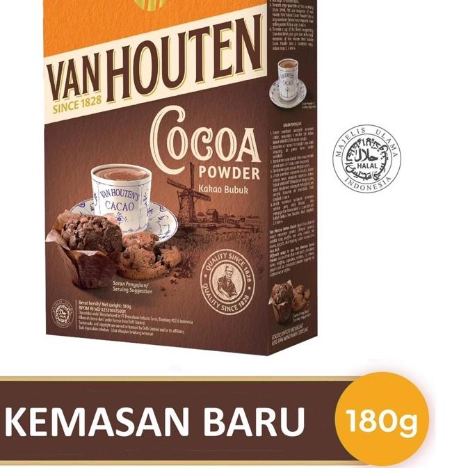 

New Product|SQ17|Van Houten 180 Cocoa Powder 180gr