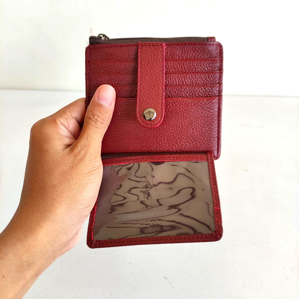 Dompet Kartu Bahan Kulit Asli JOCARD Dompet Kartu Wanita Perempuan Cewek