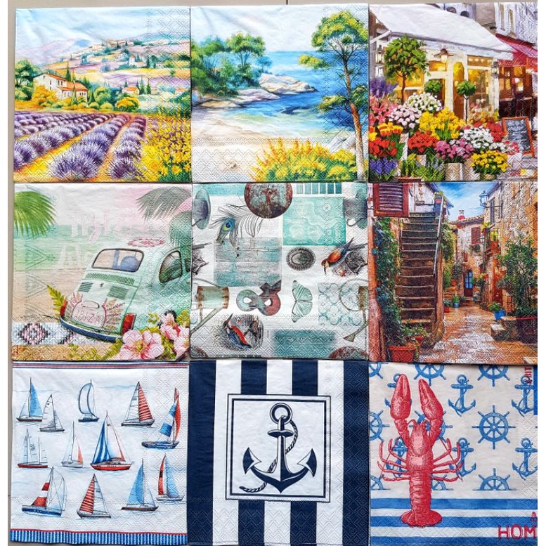 napkin decoupage