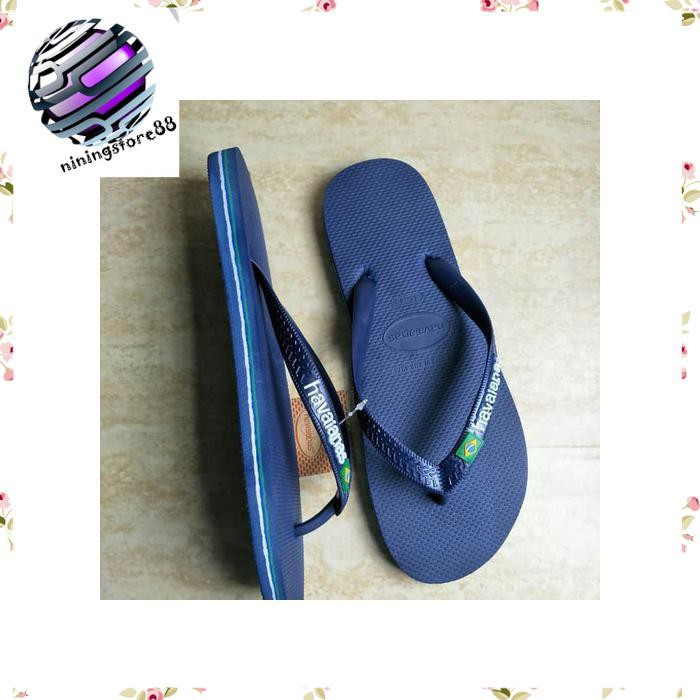 Sandal sendal pria JEPIT HAVAIANAS BRAZIL PREMIUM DA68