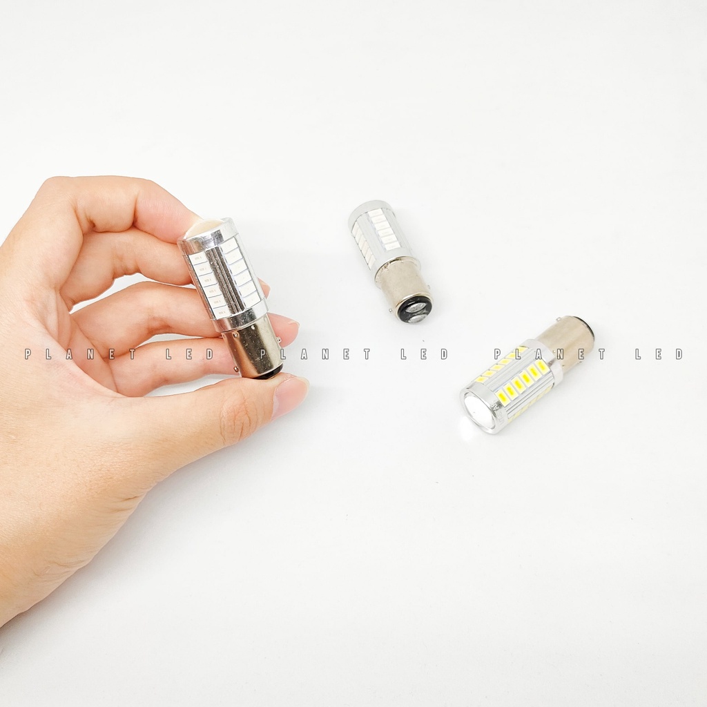 Lampu LED Stop Lamp SUPER BRIGHT 1157 BAY15D 33SMD Stoprem 2 Mode Senja Rem Flash dan Non Flash 33 LED-2