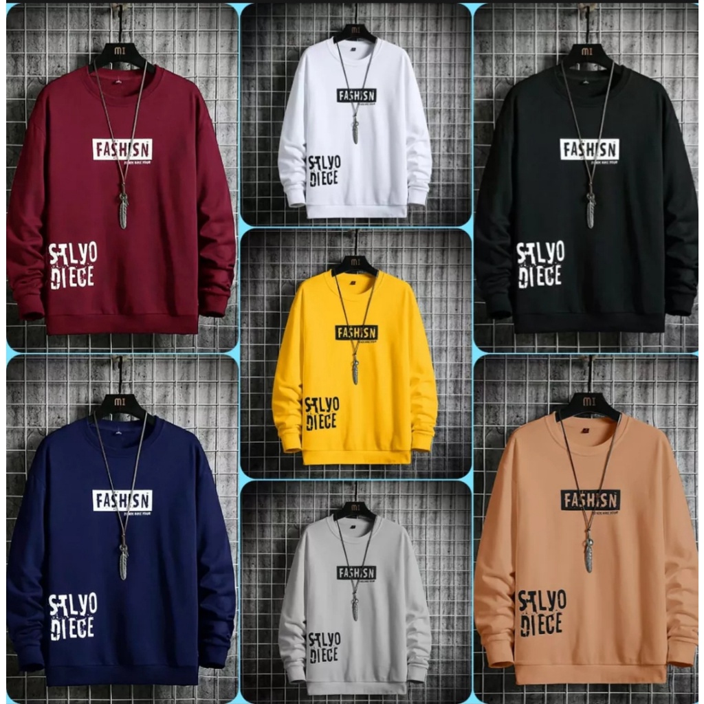 GooShop / KAOS LENGAN PANJANG FANDY BB M-L-XL-XXL / BAJU PRIA HOODIE PRIA / KAOS KUPLUK PRIA / KAOS 