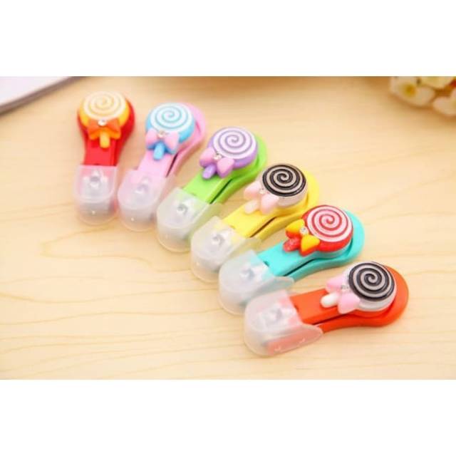 (STOK READY) GUNTING KUKU UNIK BENTUK LOLLYPOP