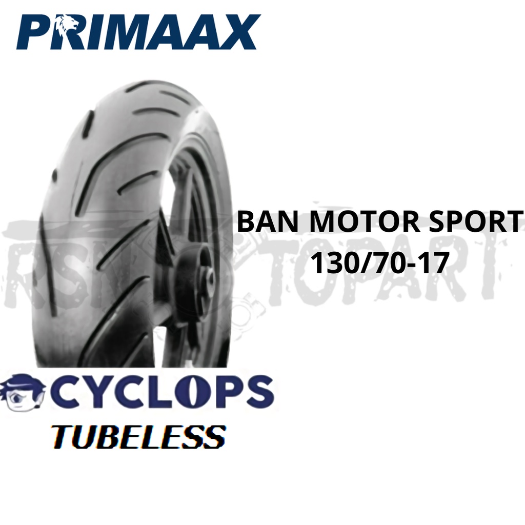 BAN LUAR MOTOR NAKED PRIMAAX/PRIMAX SK 07 130/70-17 TUBELES