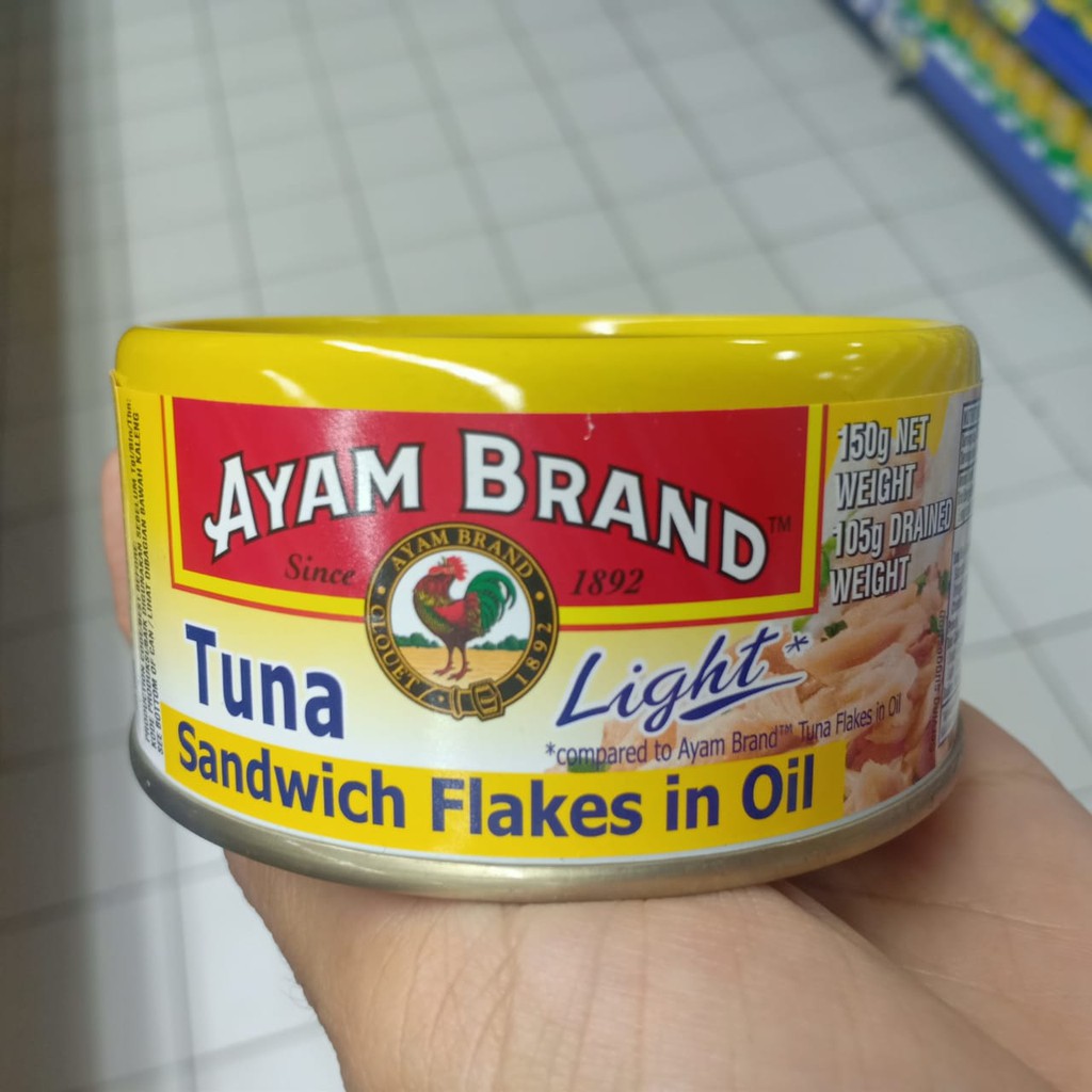 

AB Tuna Sandwich Flakes in Oil Tin 160 gram