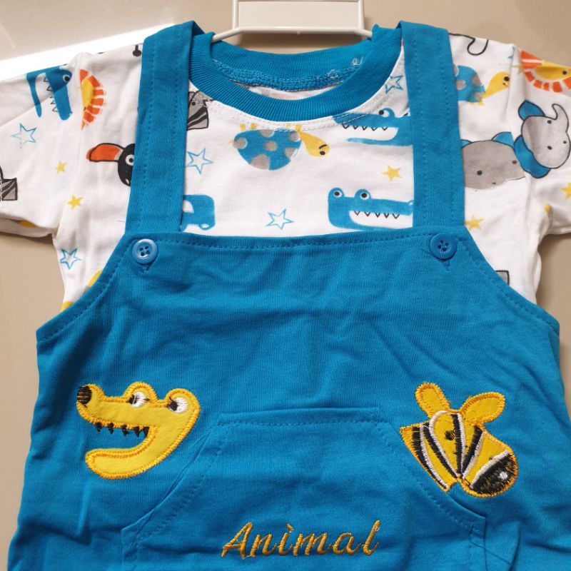 Baju Bayi Kodok Balon Mom Gift Tangan Pendek 3-12 Bulan SNI / Baju Bayi Kodok OverAll MG