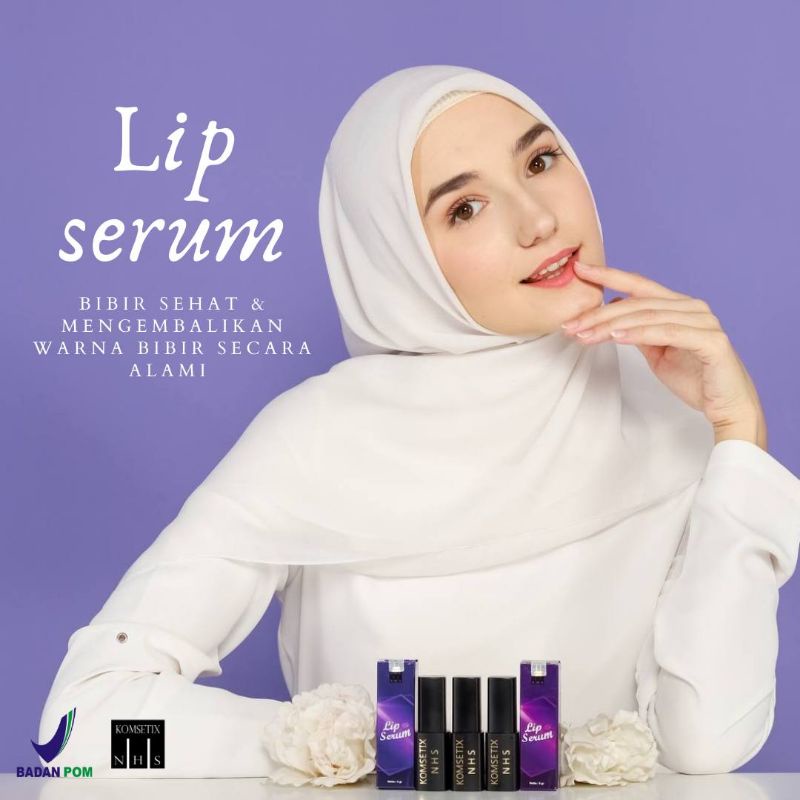 LIP SERUM KOMSETIX NHS 8GR PELEMBAB BIBIR