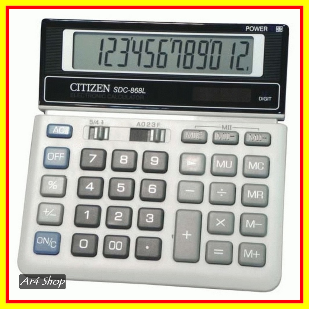 

Calculator - Citizen - Sdc-868L
