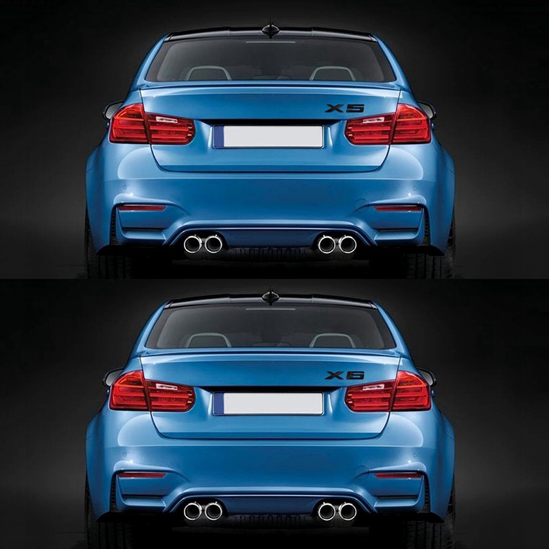 Sticker Emblem Angka 3d Bahan Plastik Abs Warna Hitam Dan Silver Gt X1 X3 X5 X6 Untuk B E63 E64 E65 E66 E87 E93 E86