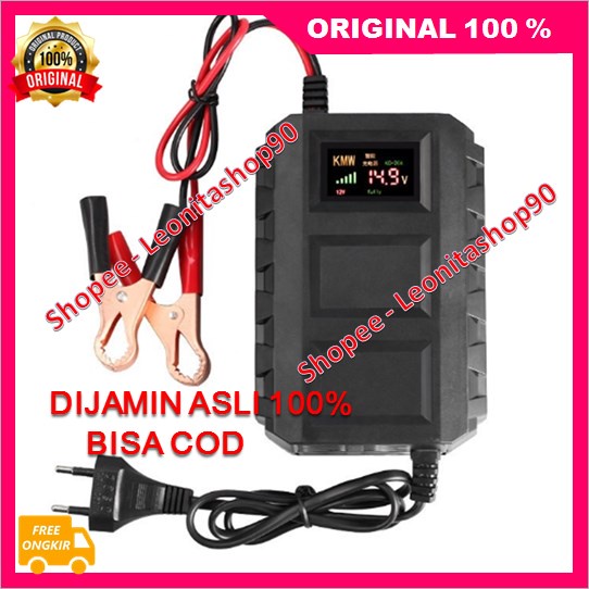 Charger Accu Portabel Charger Aki 20 Amper Lebih Bertenaga dan Cepat Mengisi Aki Besar 100% ORIGINAL