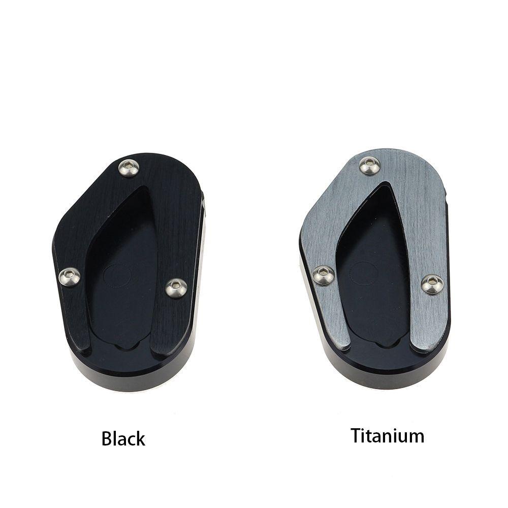 Populer Kaki Ekstensi Pad Pembesar Suku Cadang Motor Side Stand Kickstand Side Kick Stand Untuk Bonneville T100 2018-2020