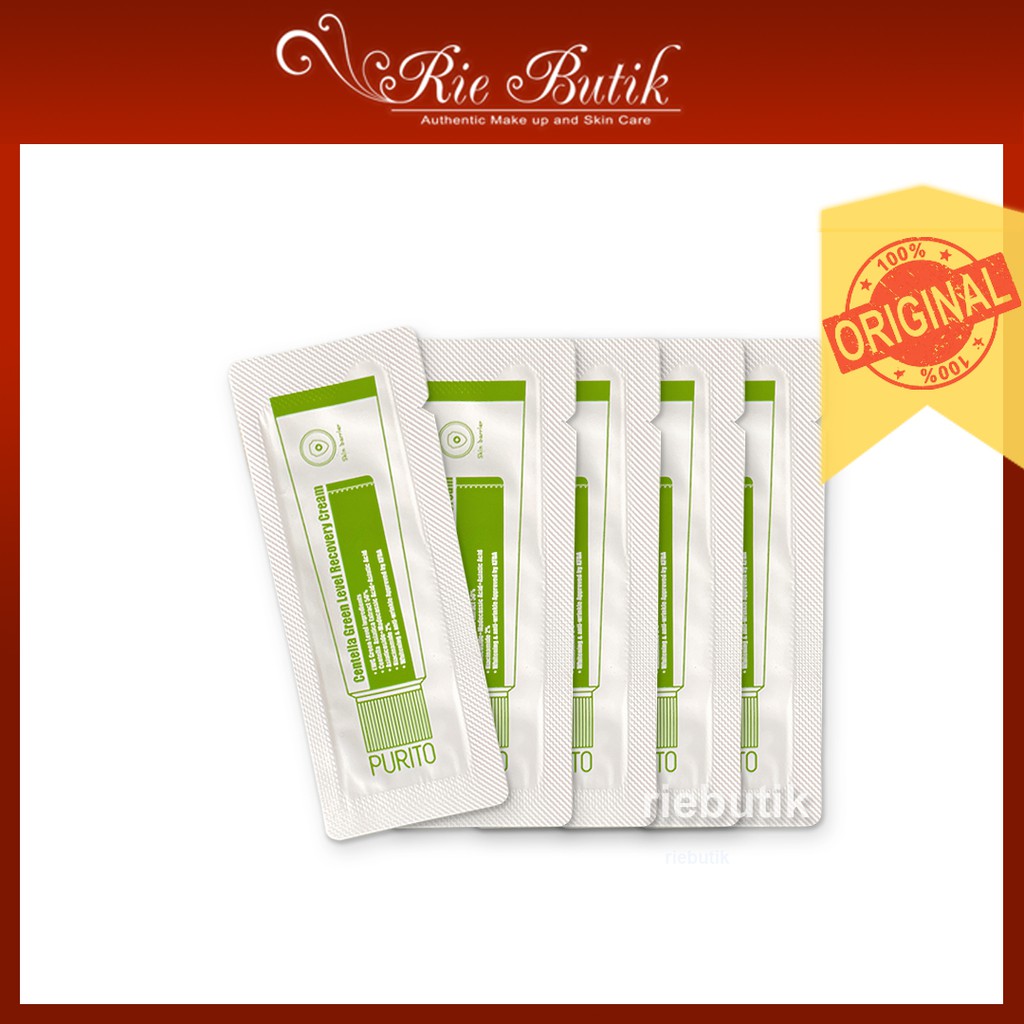 PURITO Centella Green Level Recovery Cream 1ml Sample Sachet