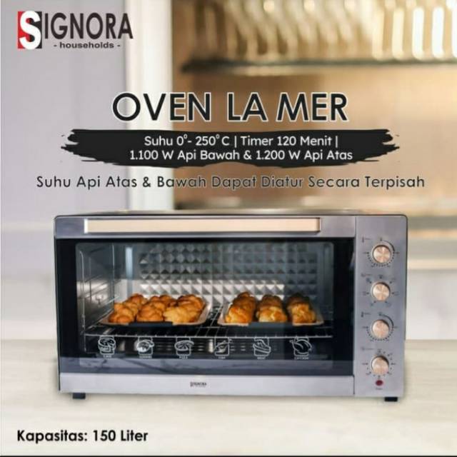 Signora Oven Lamer 150 Liter Packing Kayu JNE