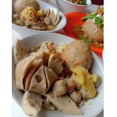 

Bakso Urat, bakso telur mentah siap makan