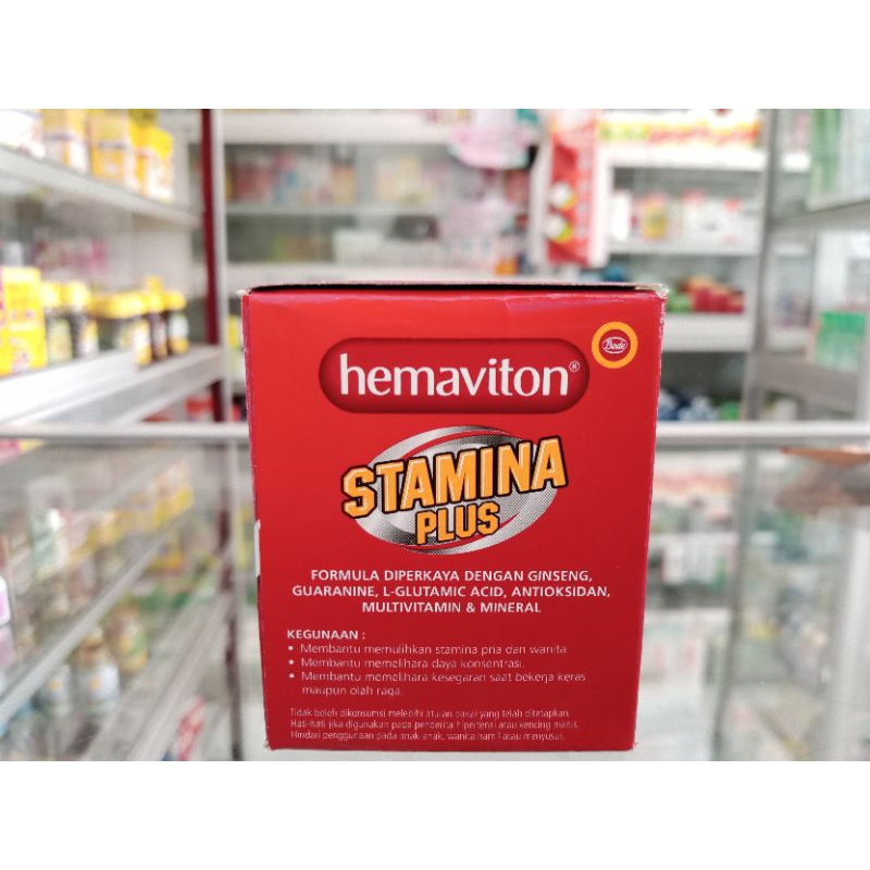HEMAVITON STAMINA PLUS 1 STRIP @5 Kapsul